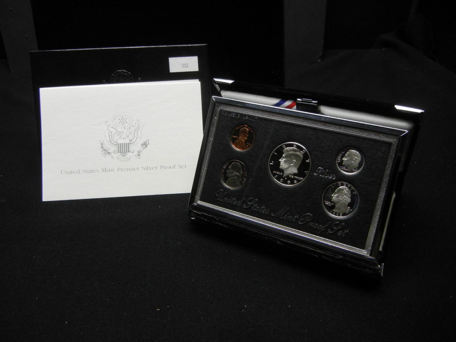 1998 United States Mint Premier 5 Coin Silver Proof Set (1 of 4)