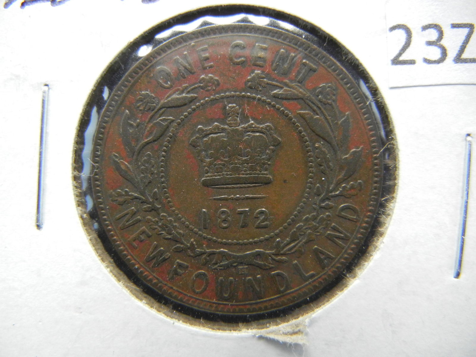 1872 Newfoundland One Cent (1 of 3)