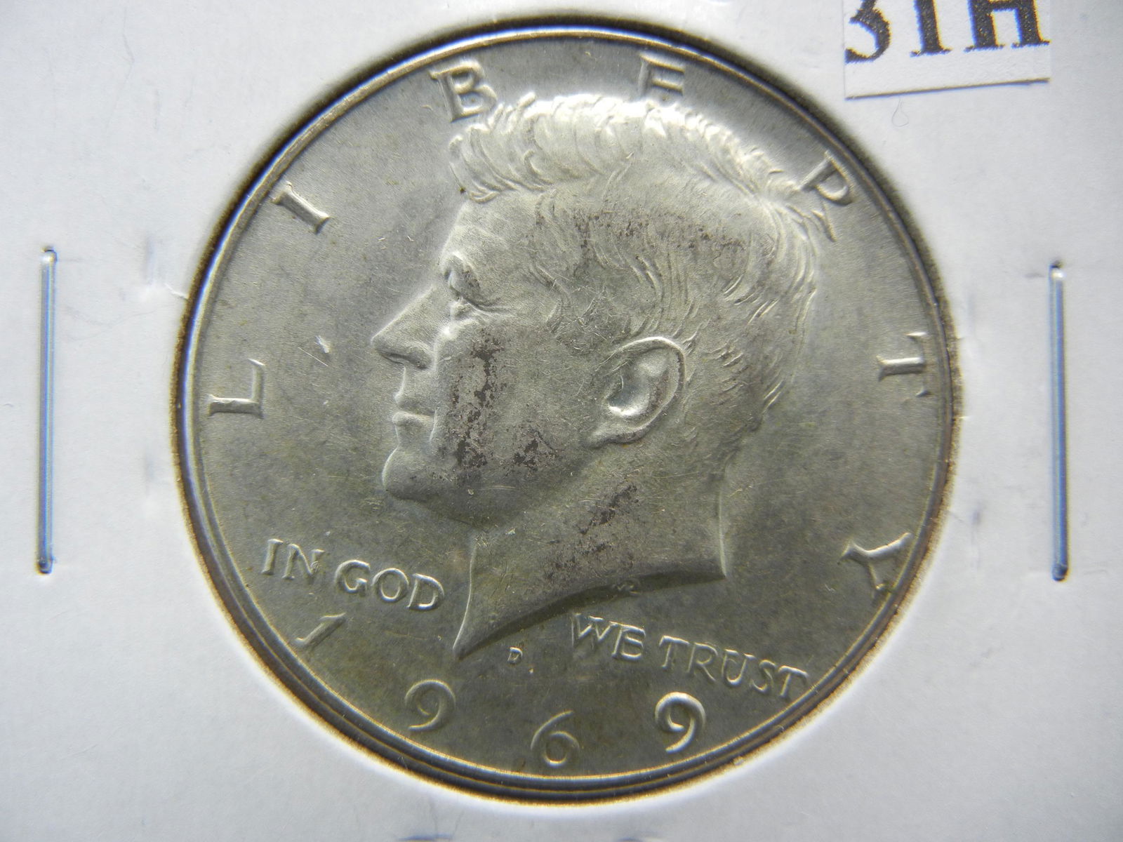 1969 D Kennedy Half Dollar 40% Silver (1 of 3)