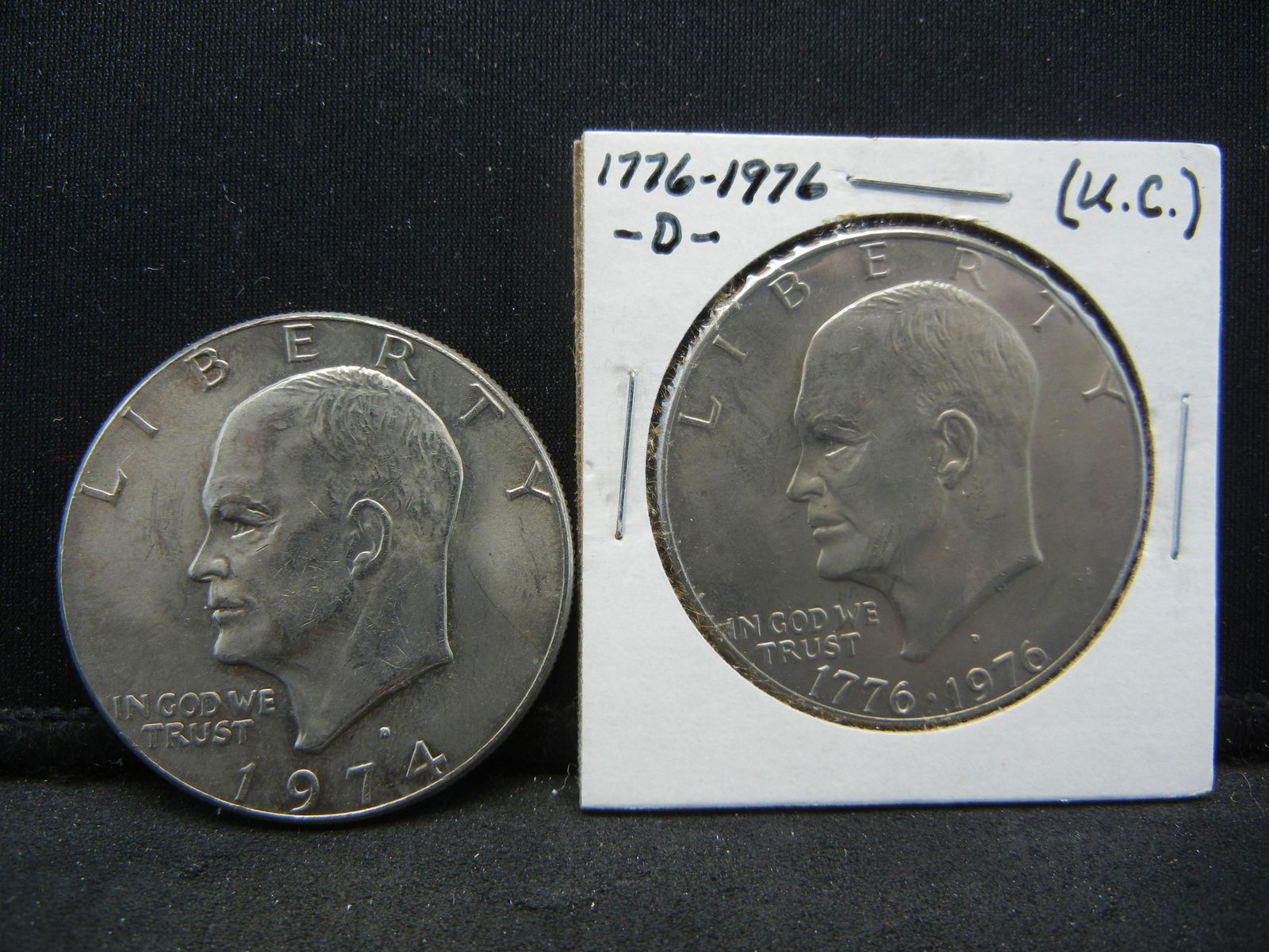 1974, 1976 D Bicentennial Eisenhower Dollar (1 of 3)