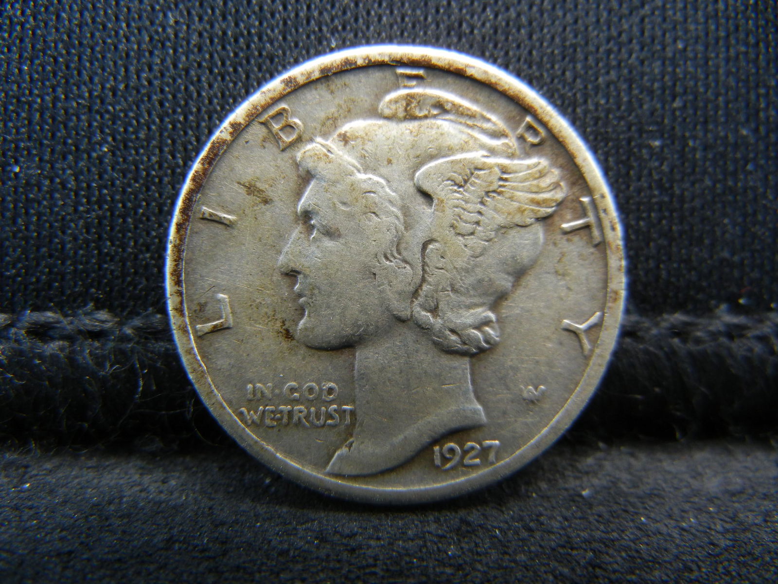 1927  Mercury Dime (1 of 2)