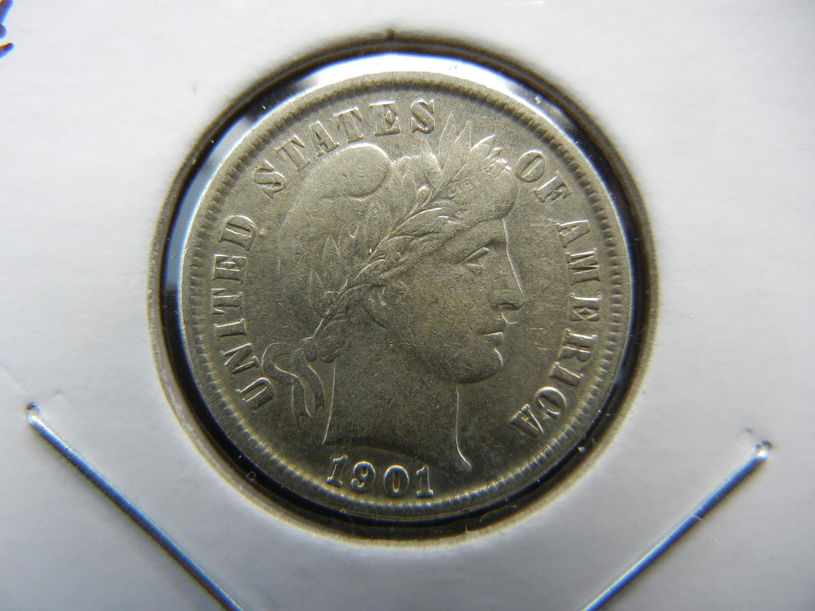 1901 Barber Dime (1 of 3)