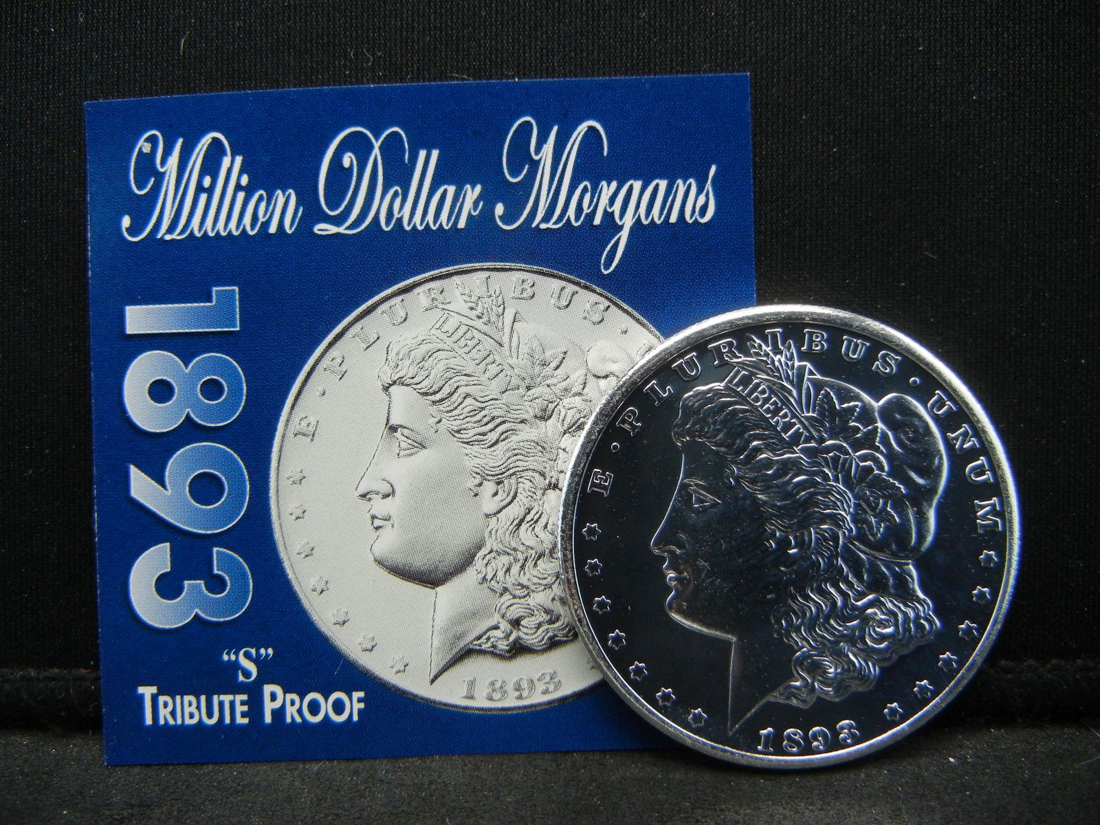 1893 Morgan Dollar "S" Tribute Proof. Copy (1 of 4)