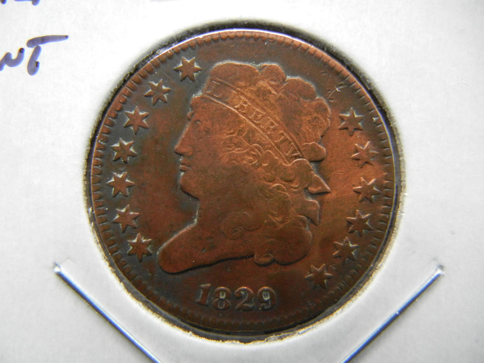 1829 Half Cent. (1 of 3)