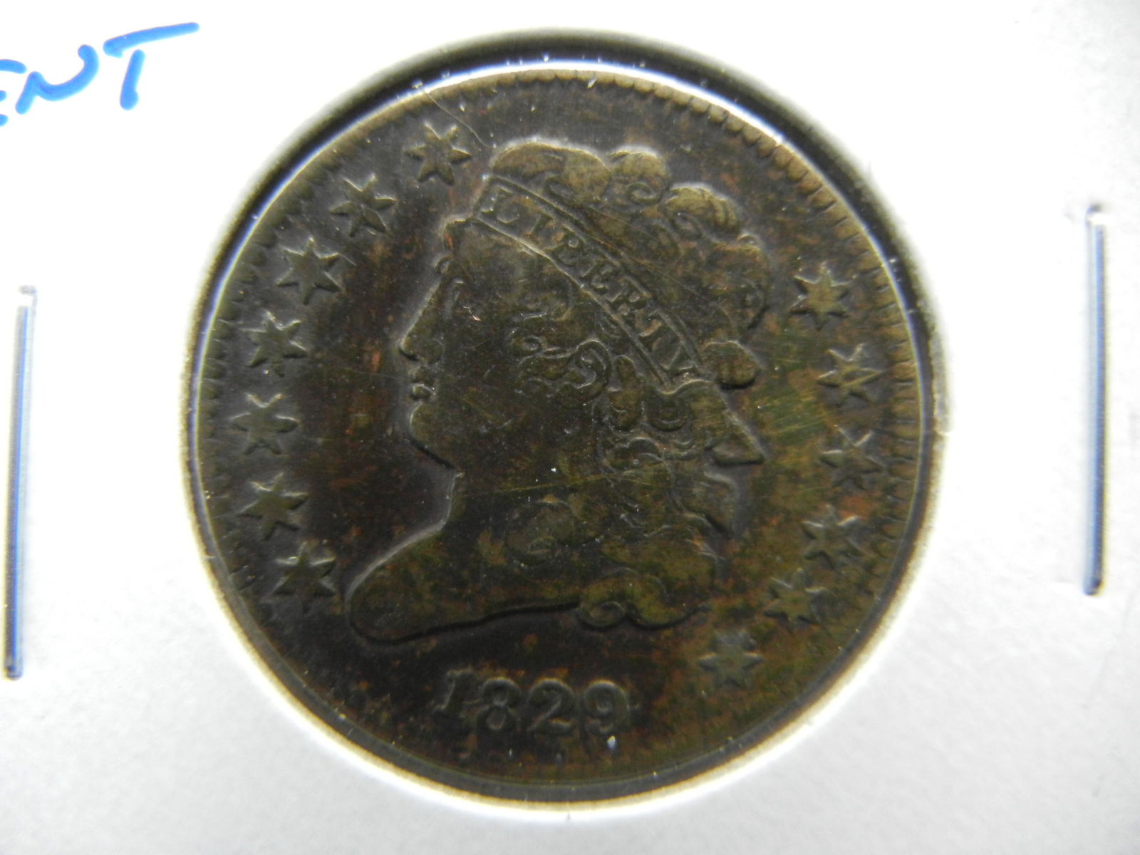 1829 Half Cent. (1 of 3)