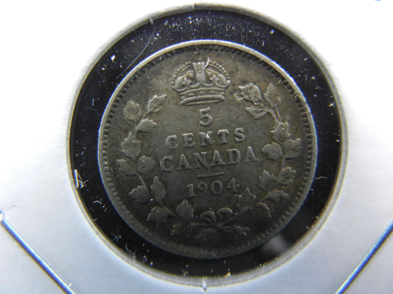 1904 Canada 5c Silver. (1 of 3)