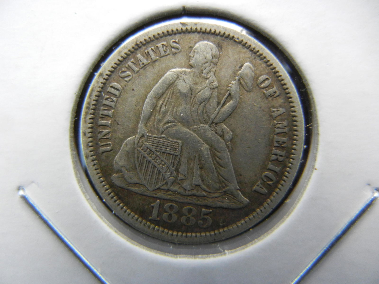 1885 Seated Dime (1 of 3)