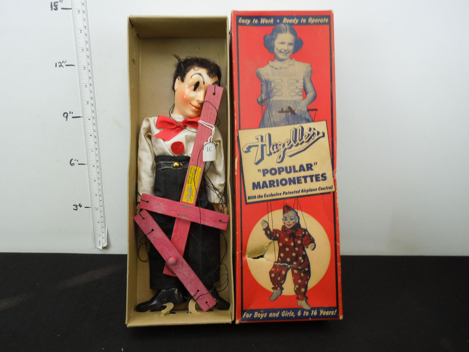 Hazelle's "Popular" Puppet w/original box Jan 01, 2020 Richard L. Edwards