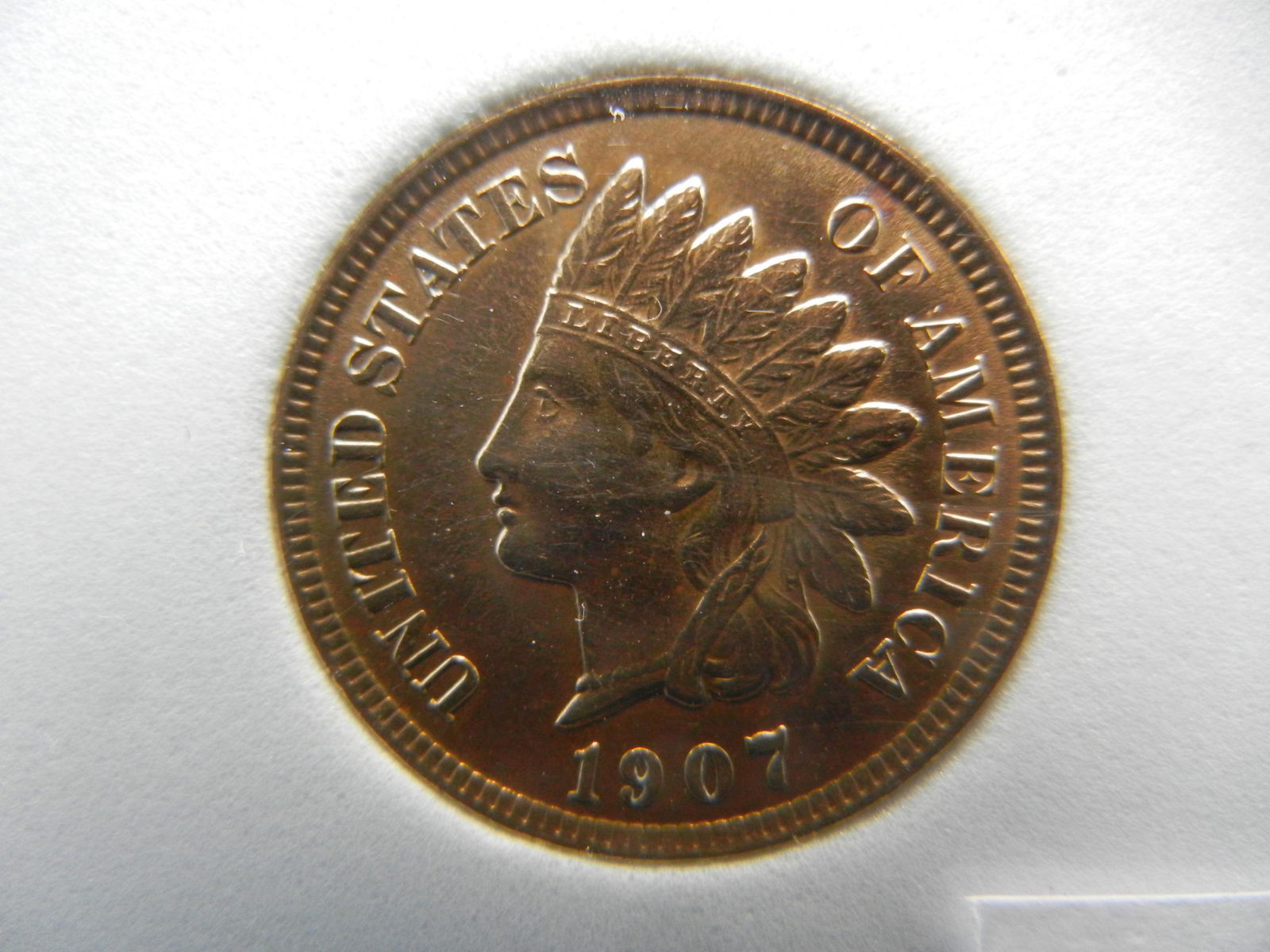 1907 Indian Head cent, Proof (1 of 4)
