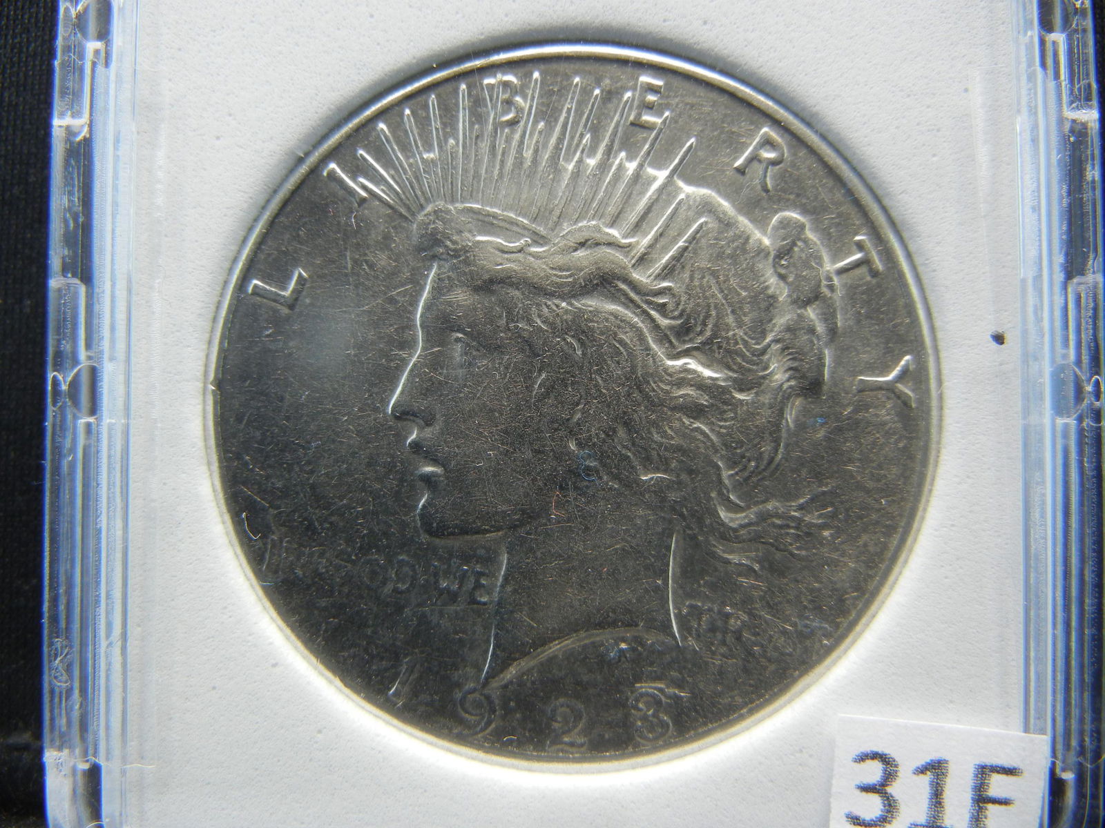 1923-S Peace Dollar, MS Details (1 of 4)