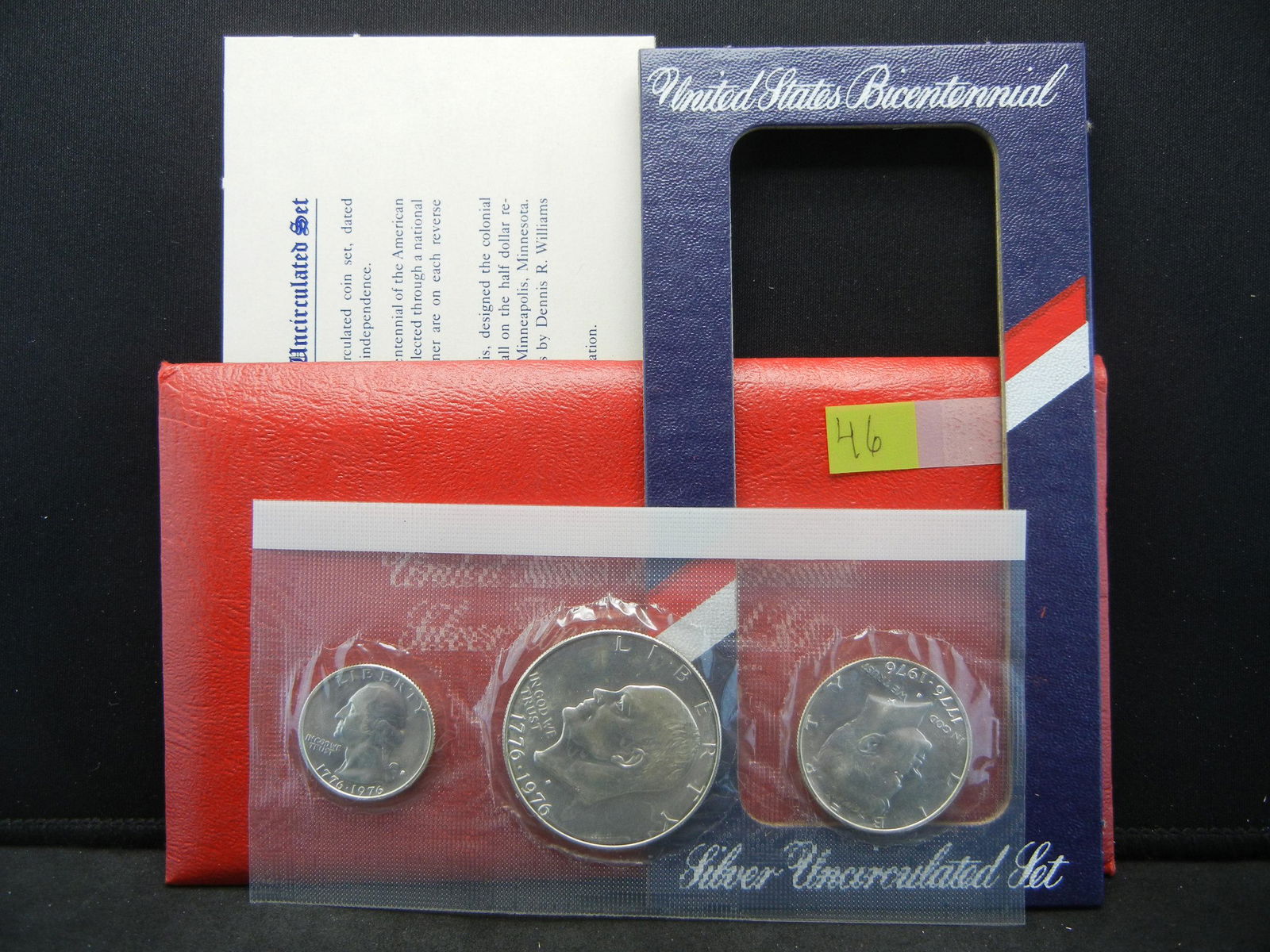 1976 Three-coin Bicentennial Silver Mint Set: (1 of 4)