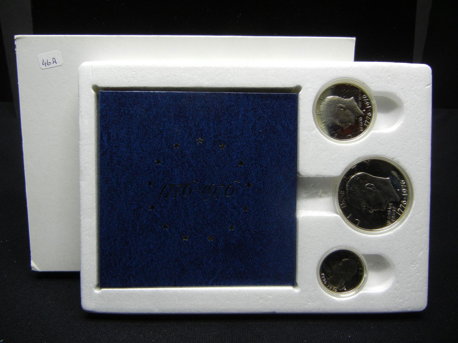 1976 Three-coin Bicentennial Silver Proof Set: (1 of 4)