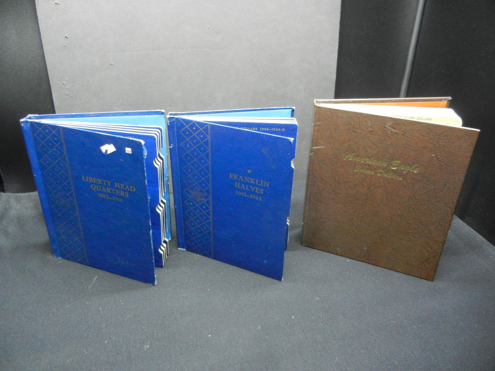 (3) Empty Coin Albums, American Silver Eagle, Liberty (1 of 12)