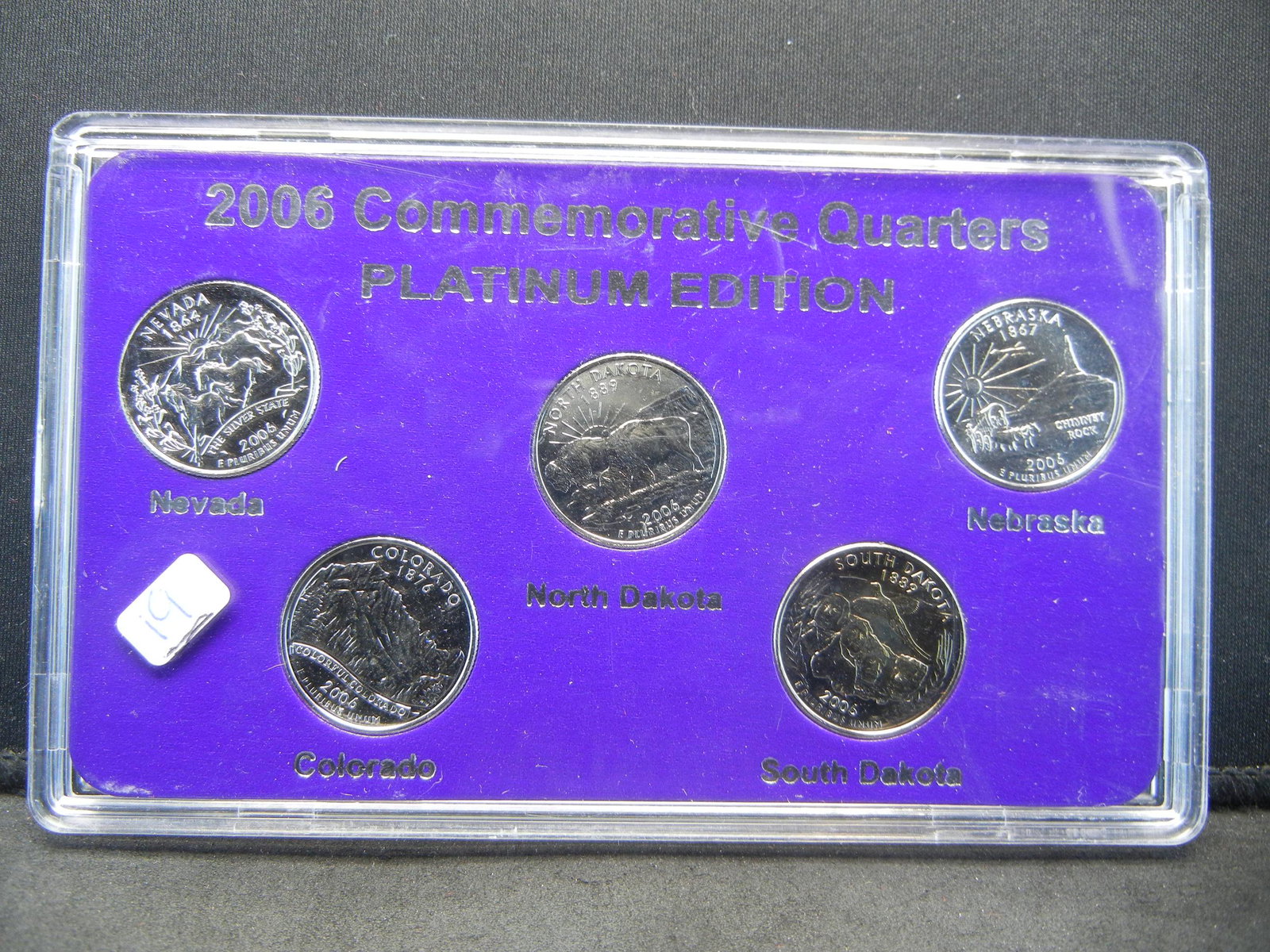 2006 Platinum Quarter set. Limited Edition: 2006 Platinum Quarter set. Limited Edition