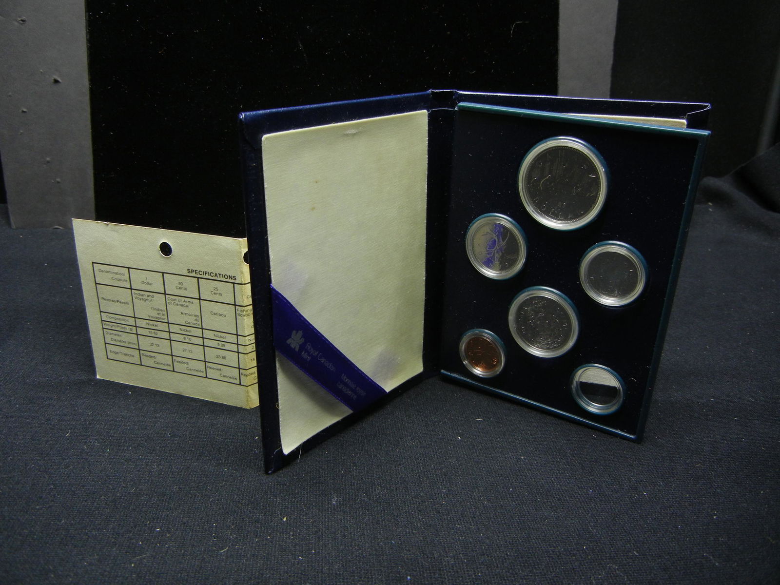 1981 Canada Mint set, Missing Dime (1 of 5)