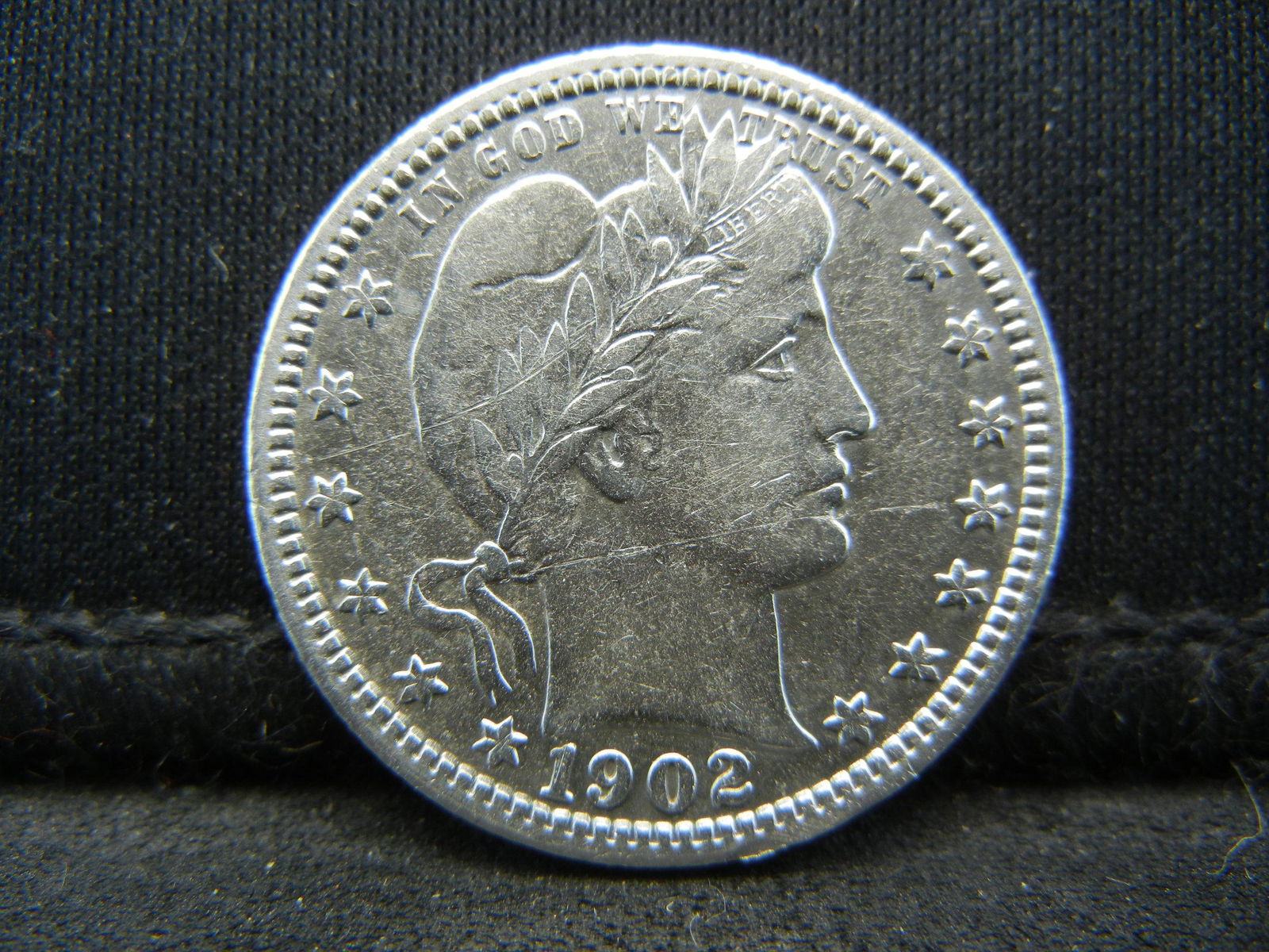 1902 Barber Quarter, VF++ Condition With Bold Readible (1 of 2)