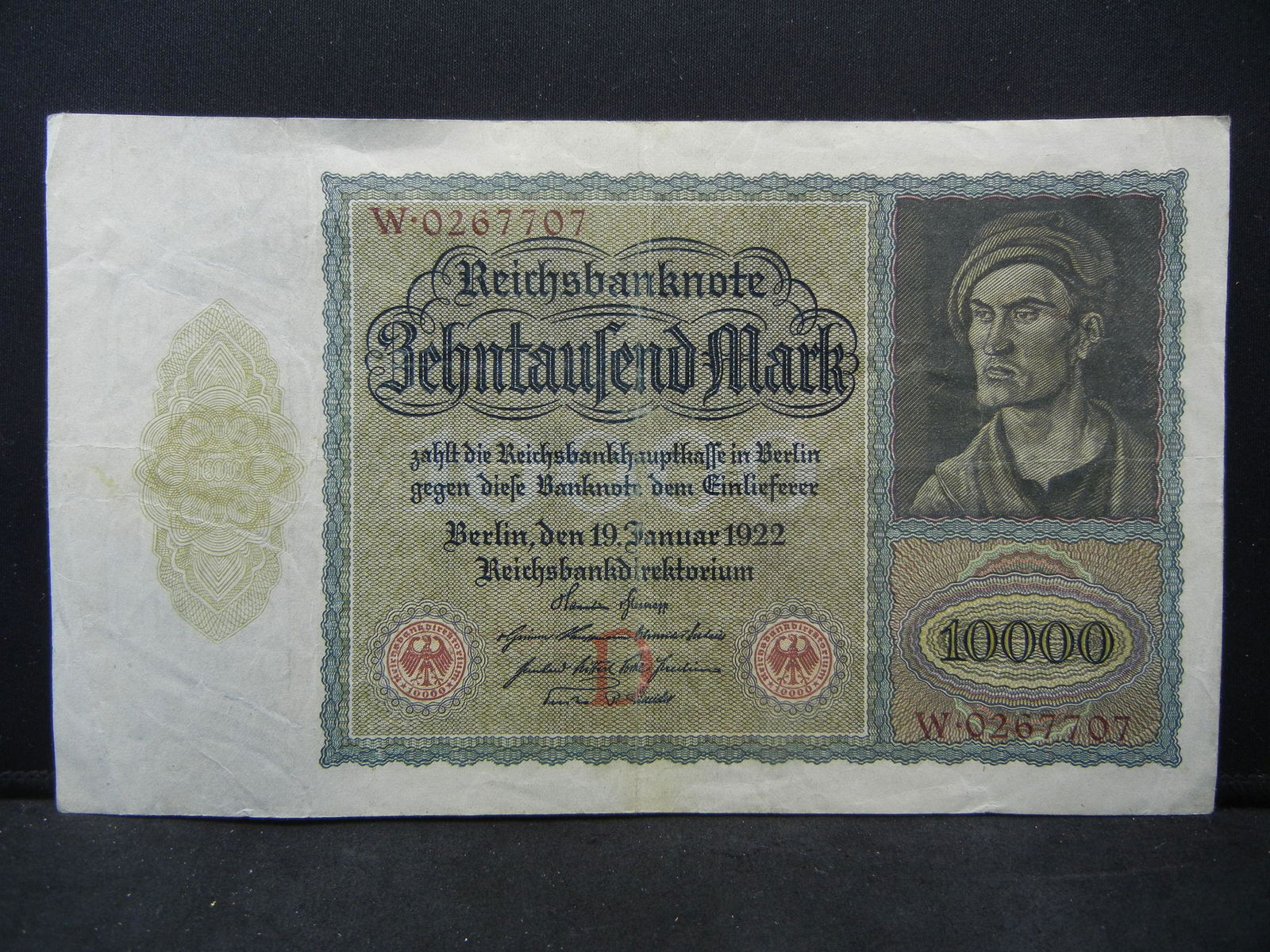 1922 Germany Weimar Republik 10,000 Mark (1 of 3)
