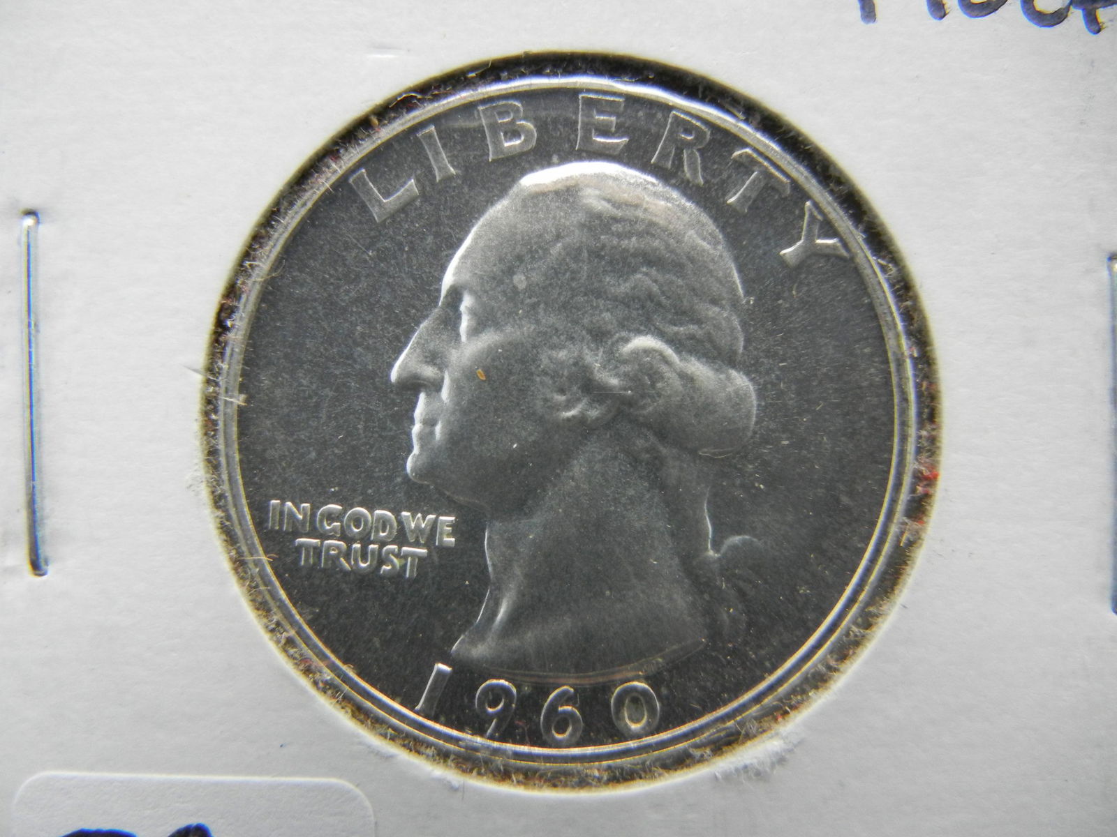 1960 Washington Quarter.  GEM Proof. (1 of 3)