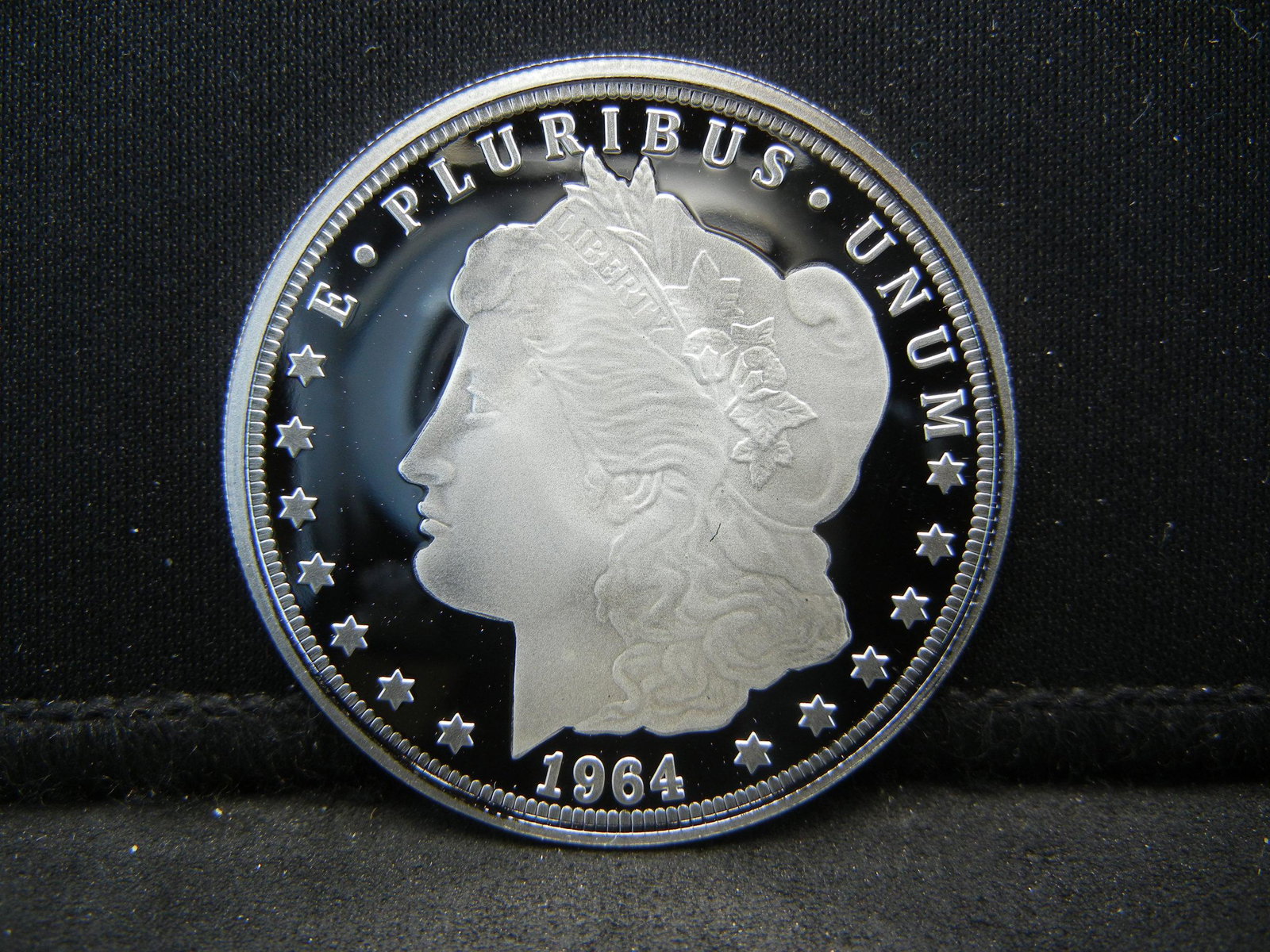 1964 .999 Silver Round Morgan: 1964 .999 Silver Round Morgan