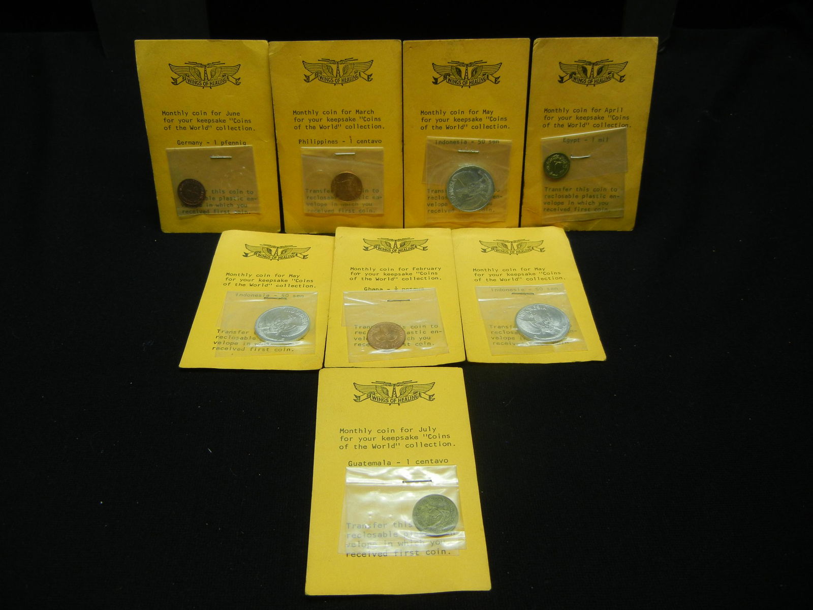 Group of 8 Coins of the World Coin Collection From a (1 of 9)