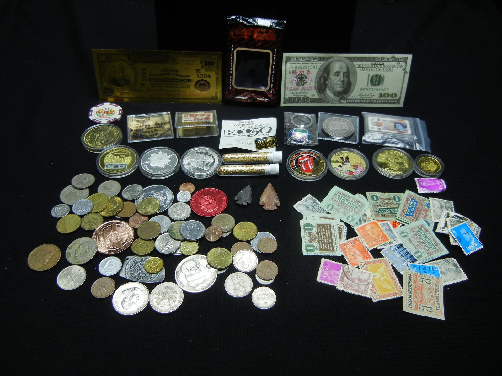 HUGE LOT OF "JUNK DRAWER COLLECTABLES" (SILVER/PROOF (1 of 10)