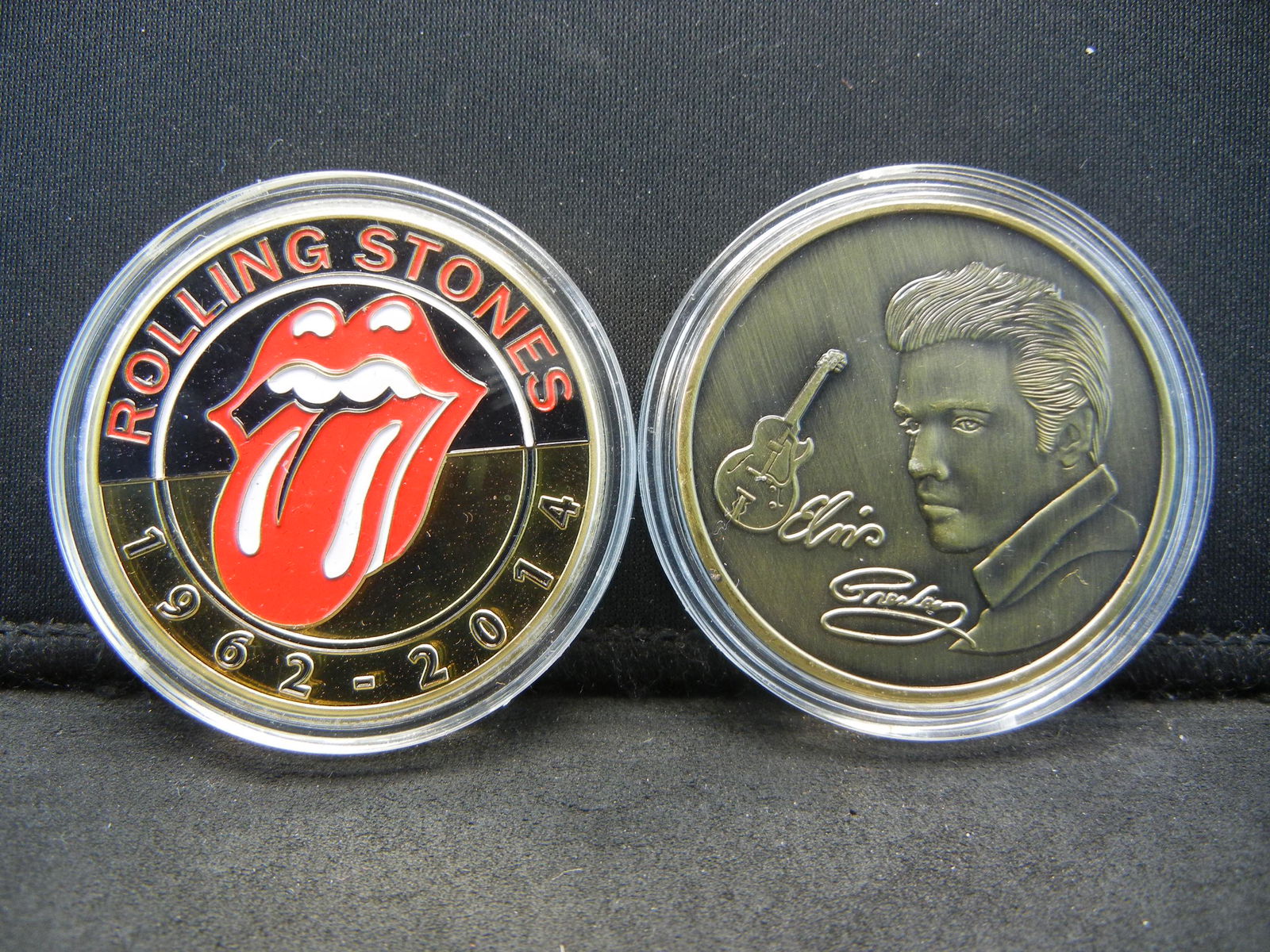 2 MUSIC LEGENDS-(ELVIS PRESLEY & ROLLING STONES), (1 of 2)