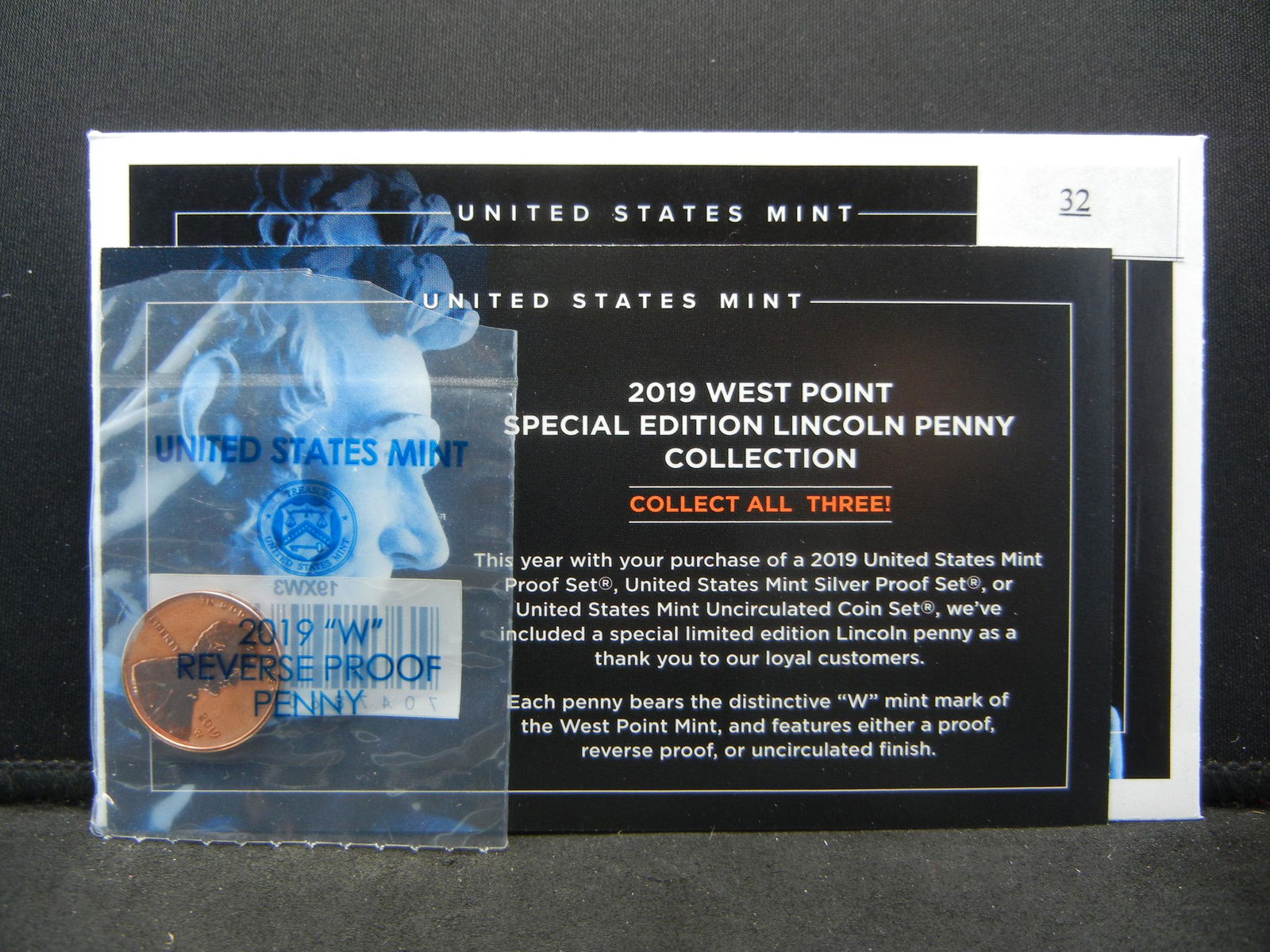 2019 W Lincoln Cent Reverse Proof in Pkg (1 of 4)