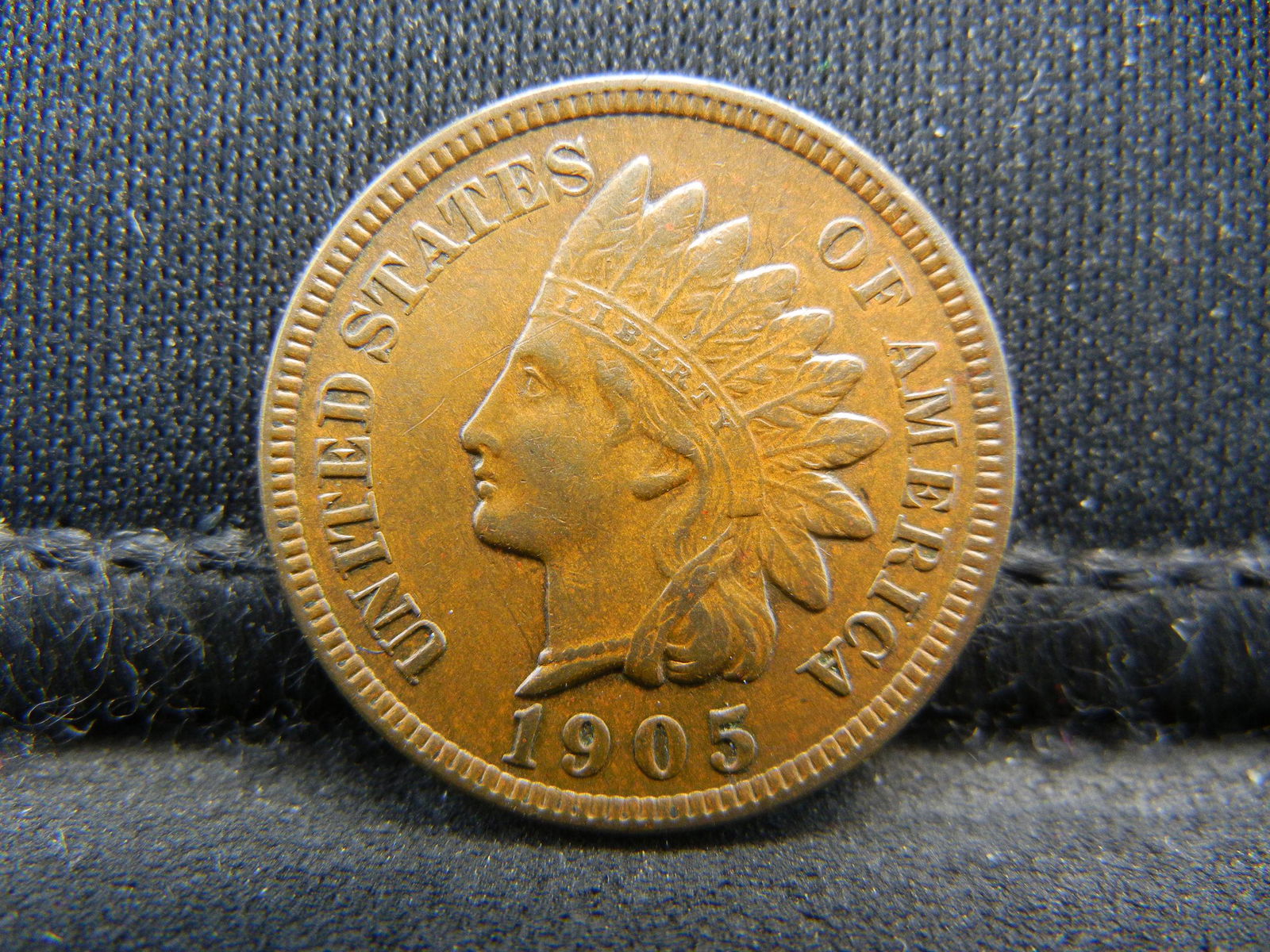 1905 Indian Cent AU/BU (1 of 2)