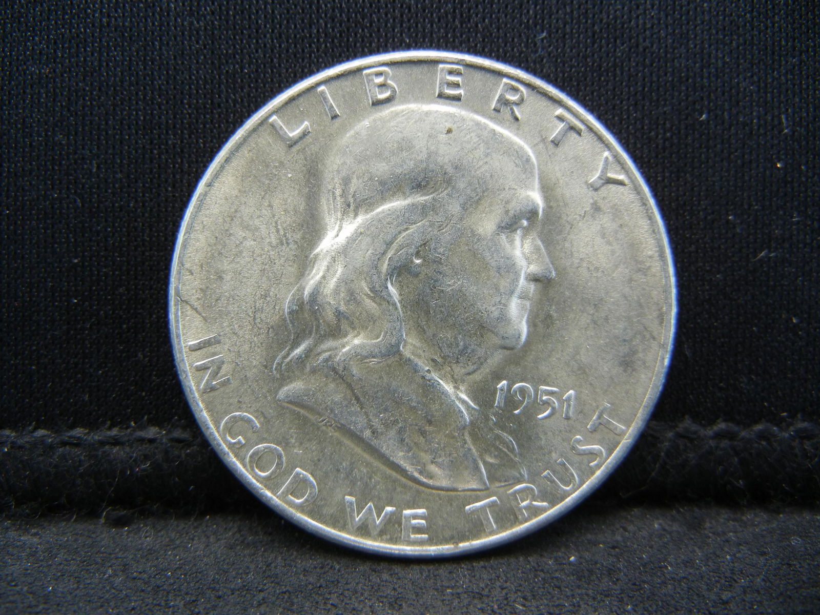 1951 S Franklin Half Dollar CH BU Better Date (1 of 2)