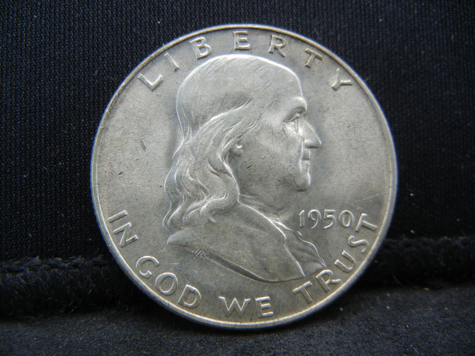 1950 Franklin Half Dollar BU Better Date (1 of 2)