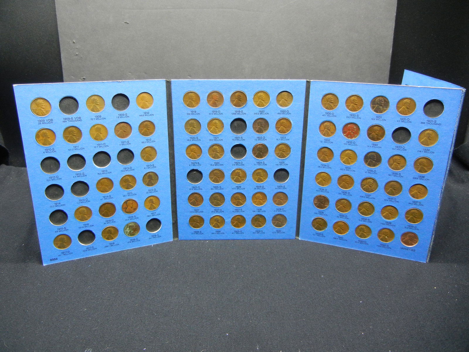 (73) Wheat Cents in 1909-40 Key Dates included Are (1 of 7)