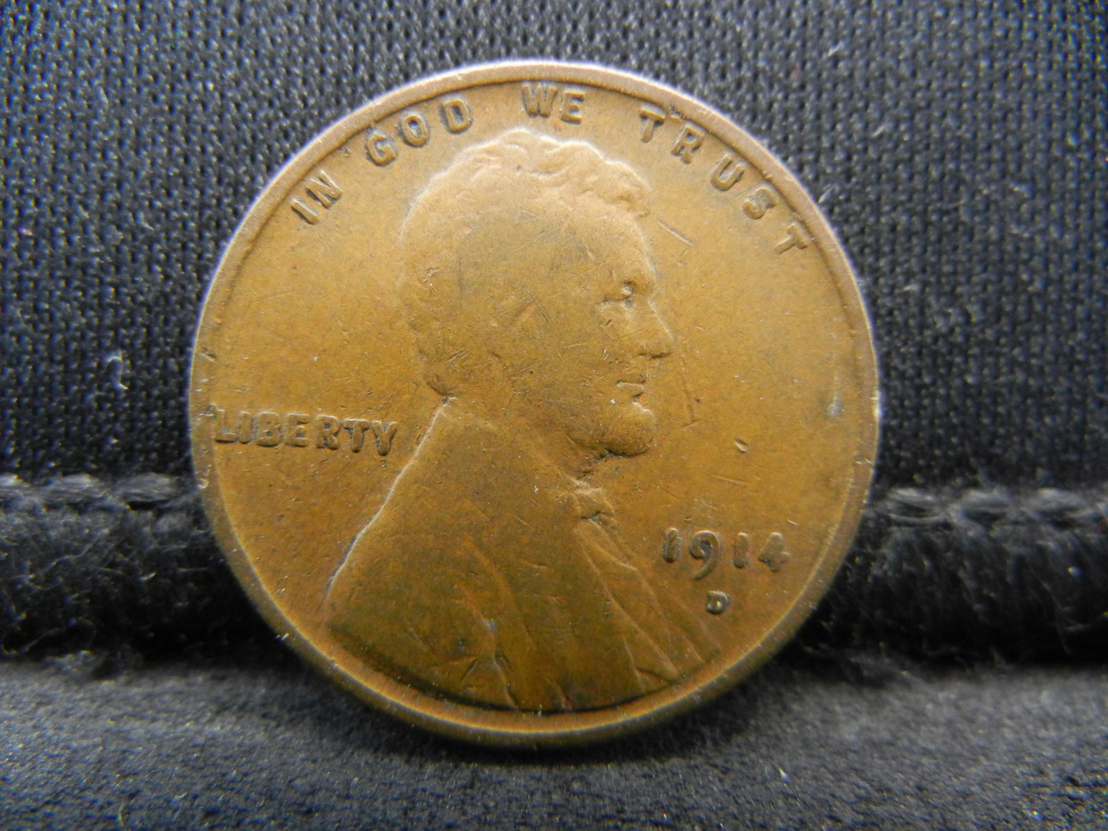 1914 D Lincoln Cent Fine Key Date (1 of 2)
