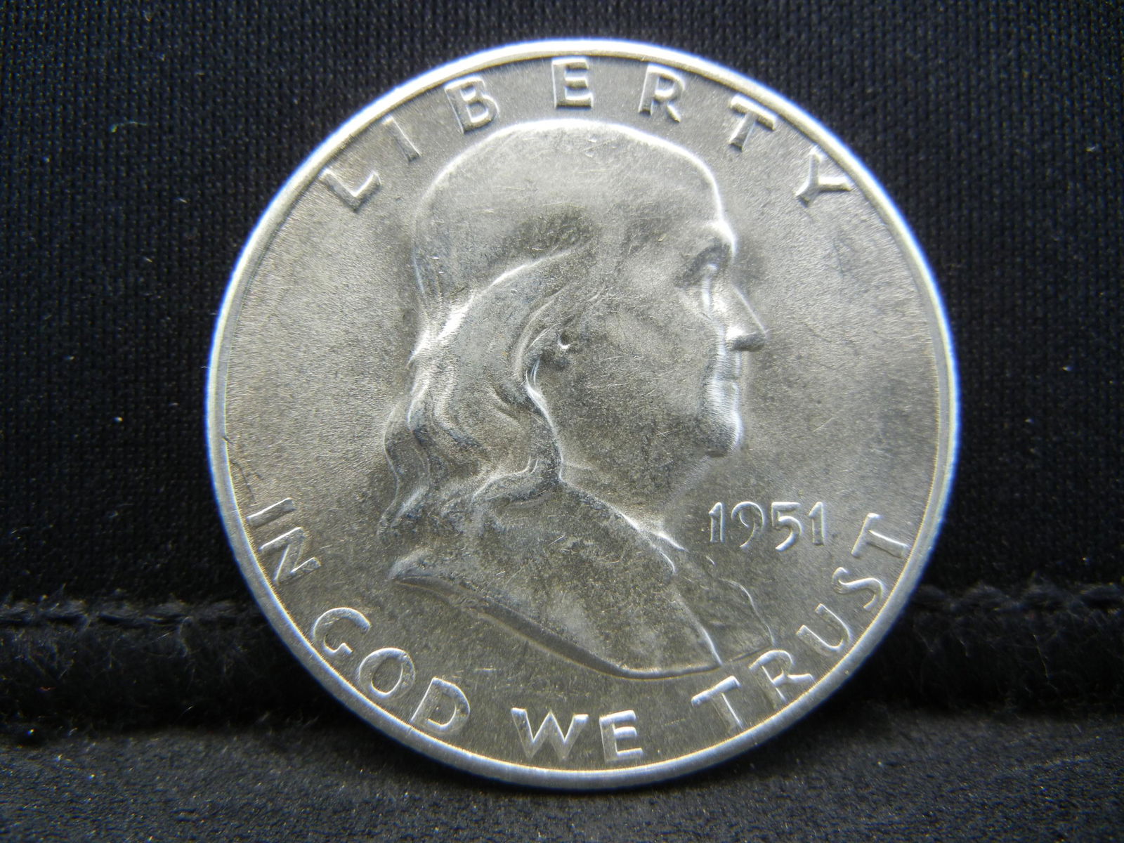 1951 S Franklin Half Dollar CH BU Better Date (1 of 2)