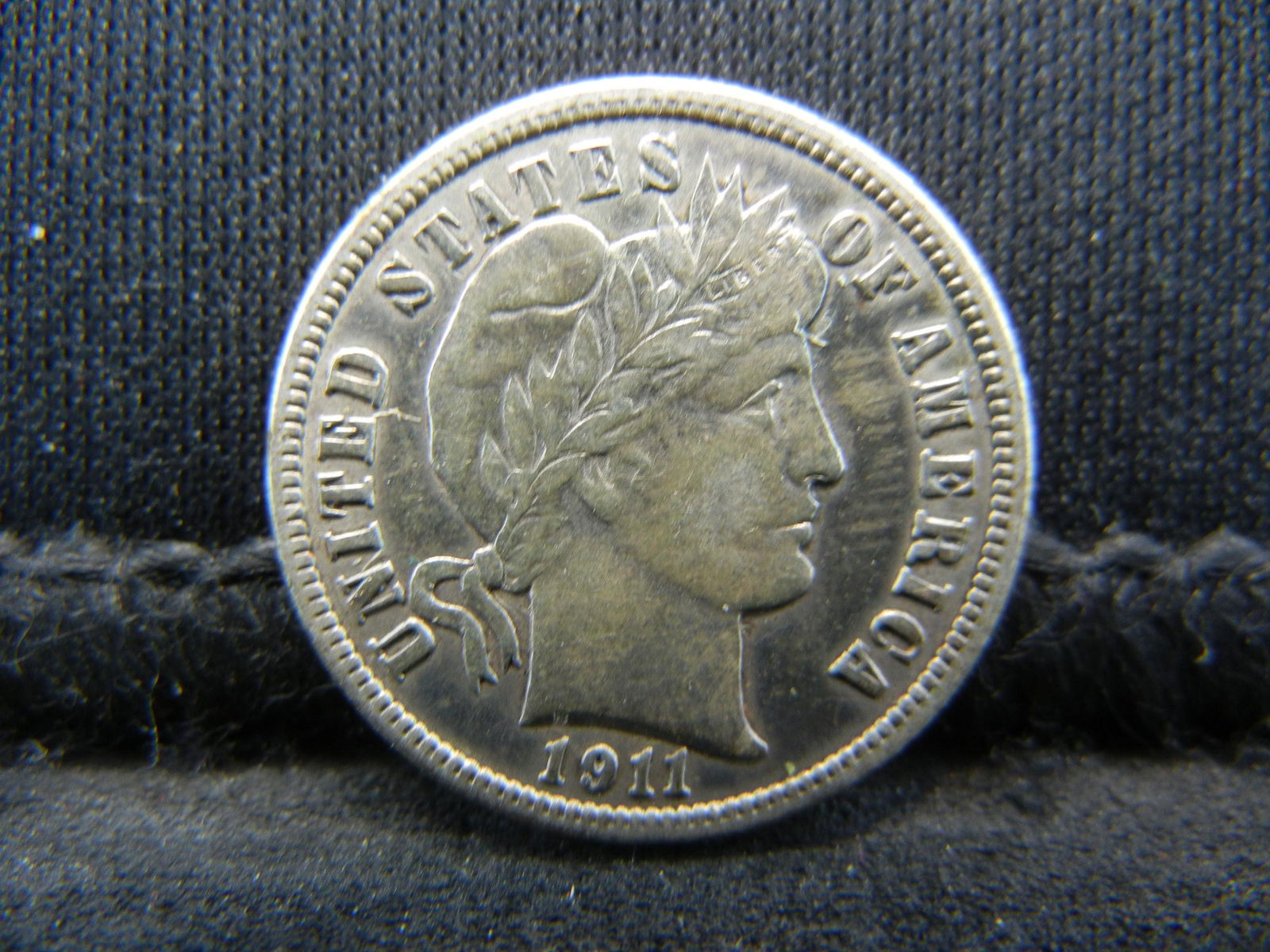 1911 D Barber DimeXF/AU (1 of 2)