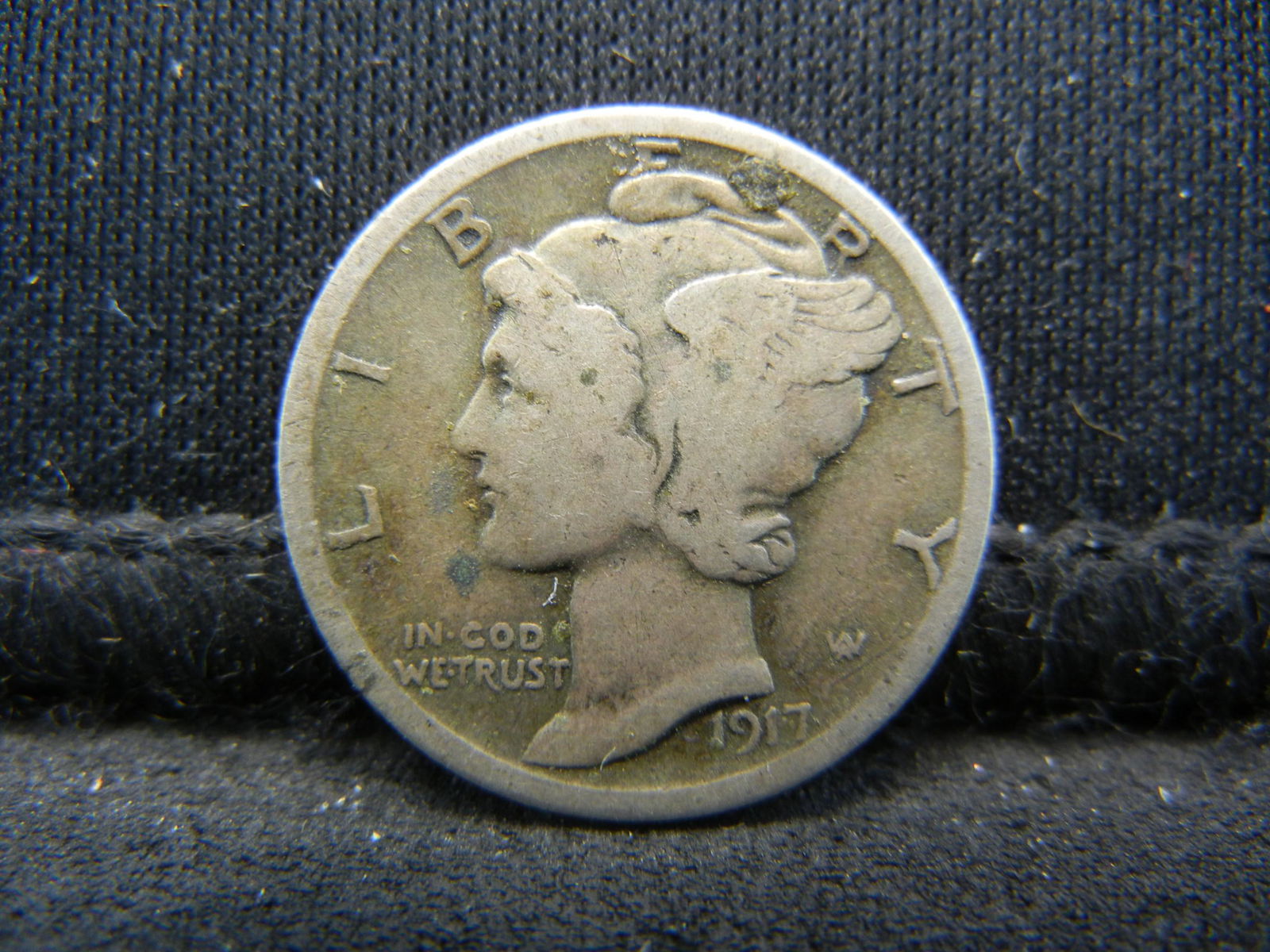 1917 S Mercury Dime VF (1 of 2)