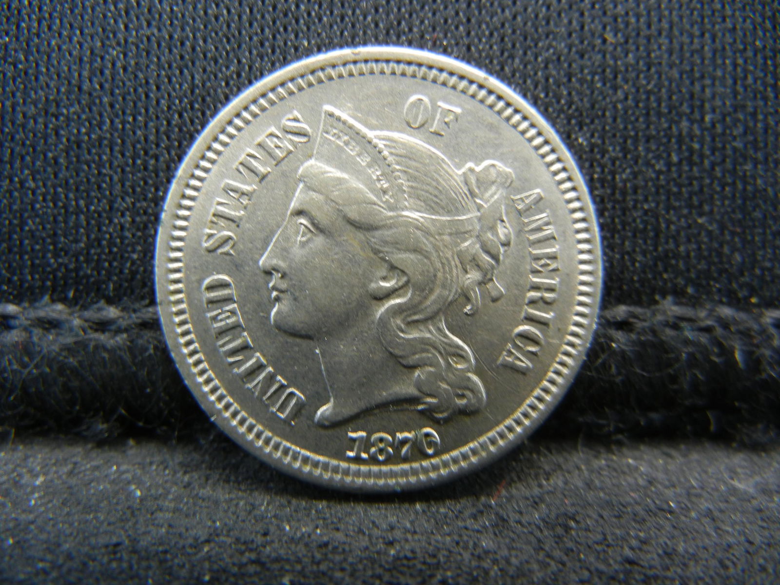 1870 Three Cent Nickel AU/BU (1 of 2)