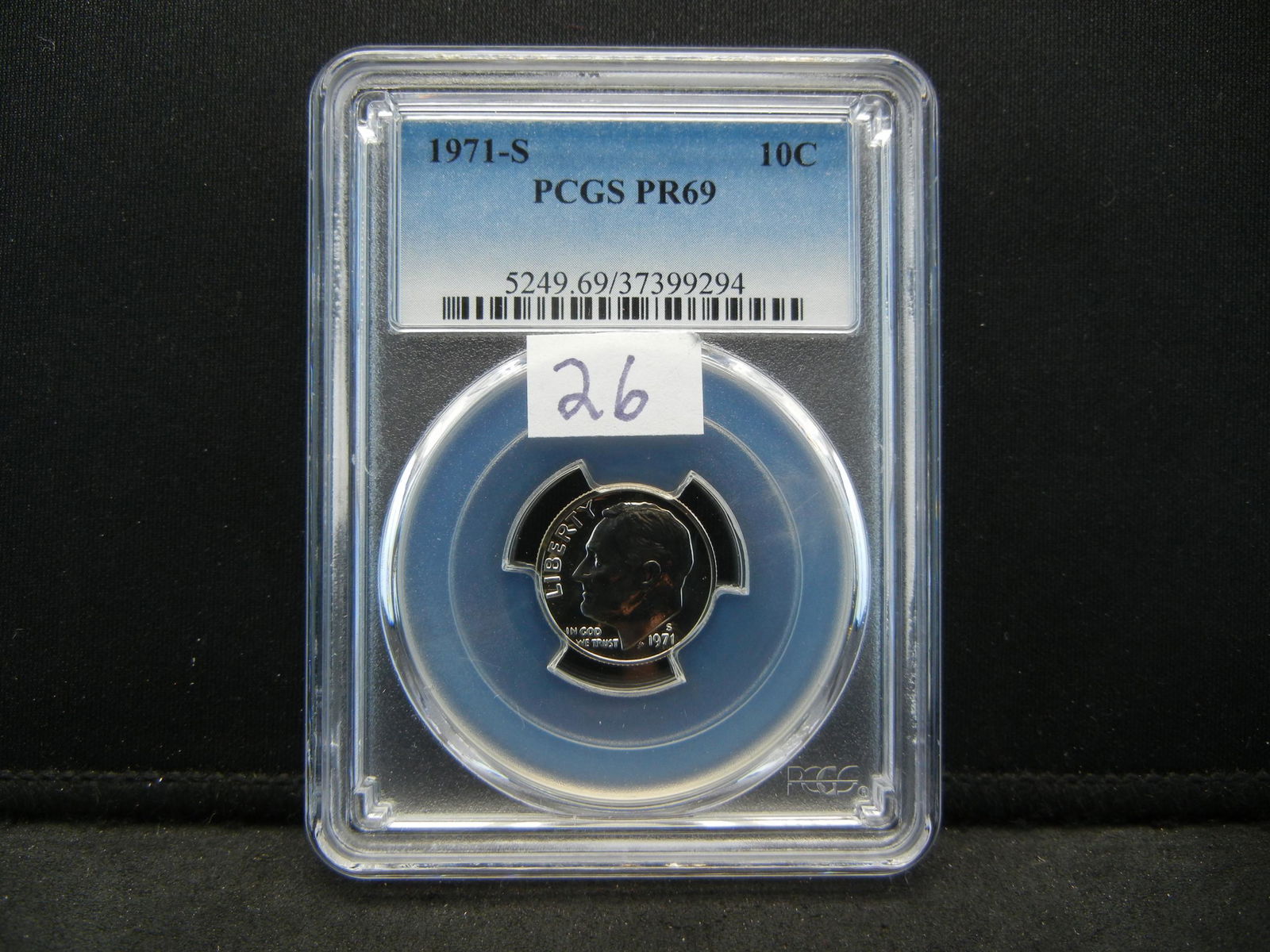 1971 S Roosevelt Dime PCGS PR69 (1 of 4)