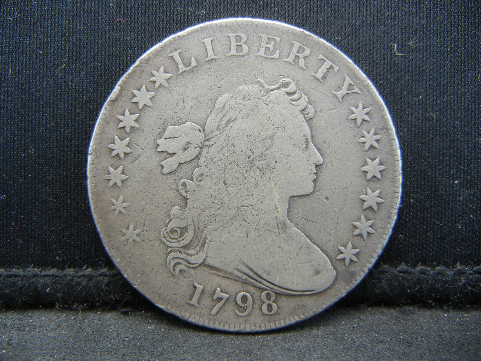 1798 Bust Dollar Fine Tough Coin! (1 of 3)