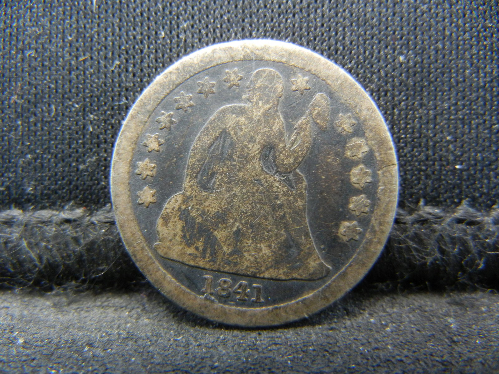 1841 Seated Dime (1 of 2)