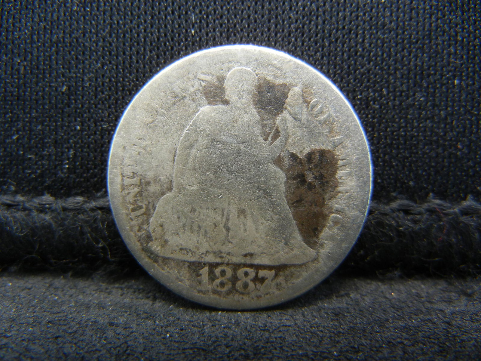 1887 Seated Dime (1 of 2)
