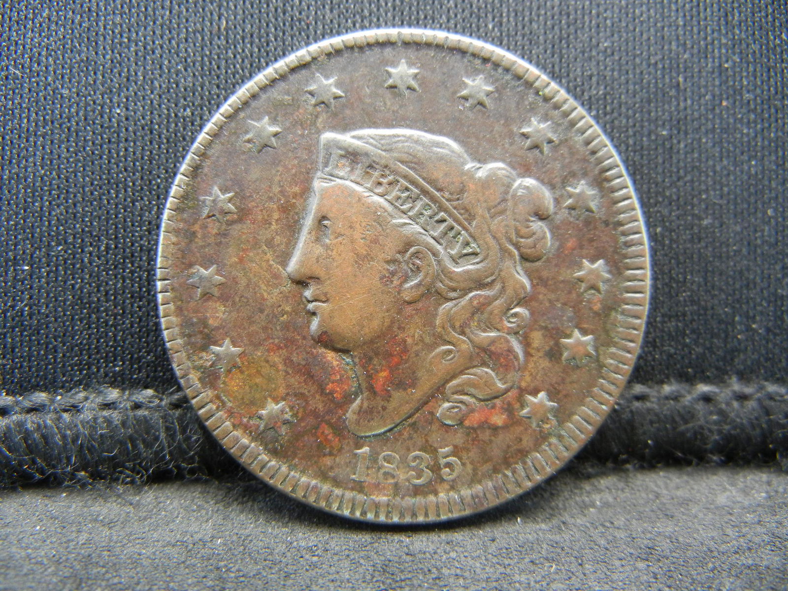 1835 Large Cent Nice (1 of 2)