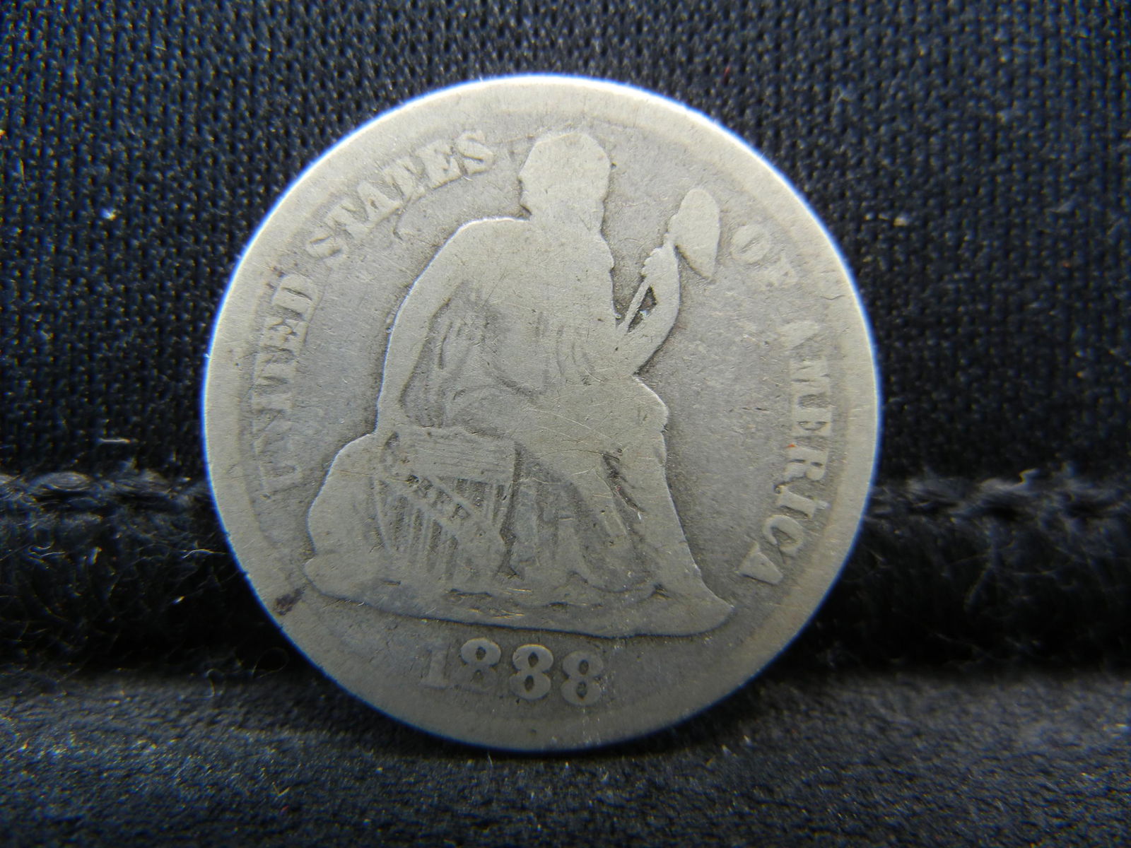 1888 Seated Dime (1 of 2)