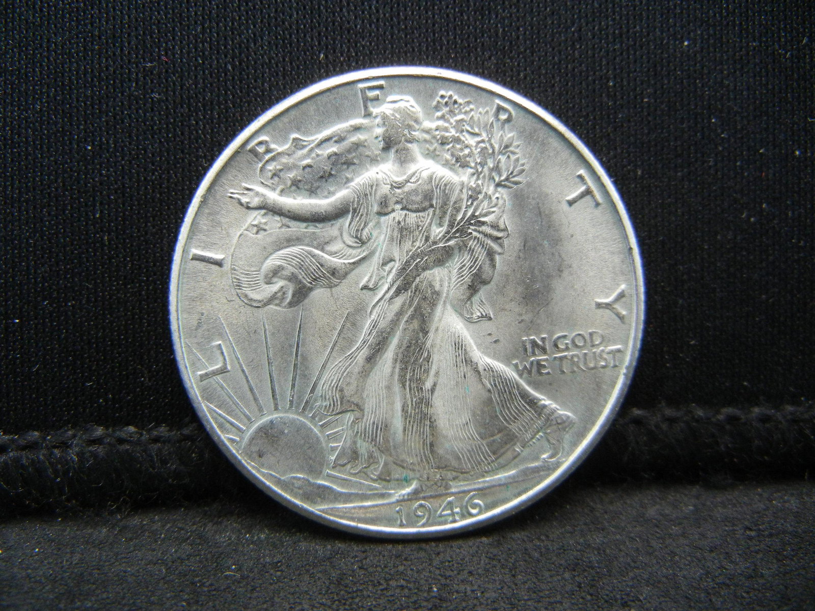 1946 D Walking Liberty Half Dollar Gem BU Frosty (1 of 2)