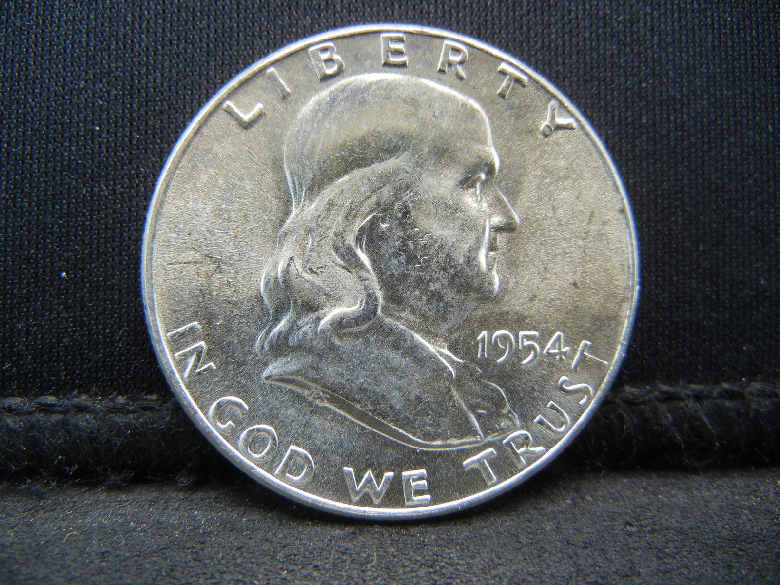 1954 Franklin Half Dollar CH BU Crisp BU (1 of 2)