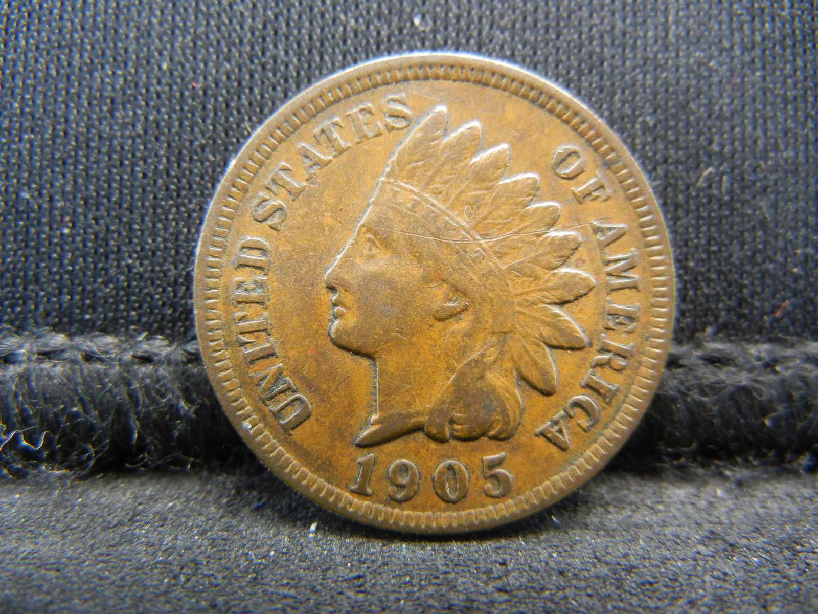1905 Indian Cent XF/AU Nice Color (1 of 2)