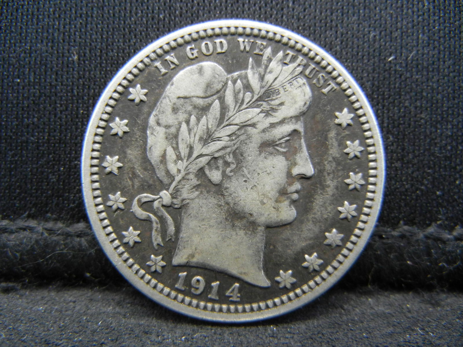 1914 Barber Quarter Strong Details (1 of 2)