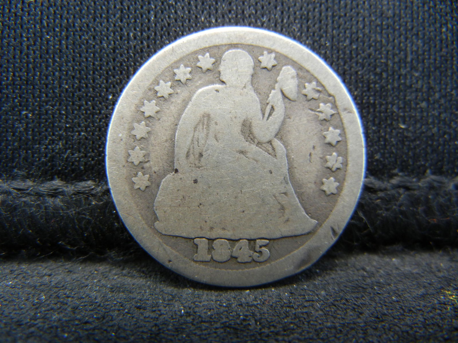 1845 Seated Dime (1 of 2)