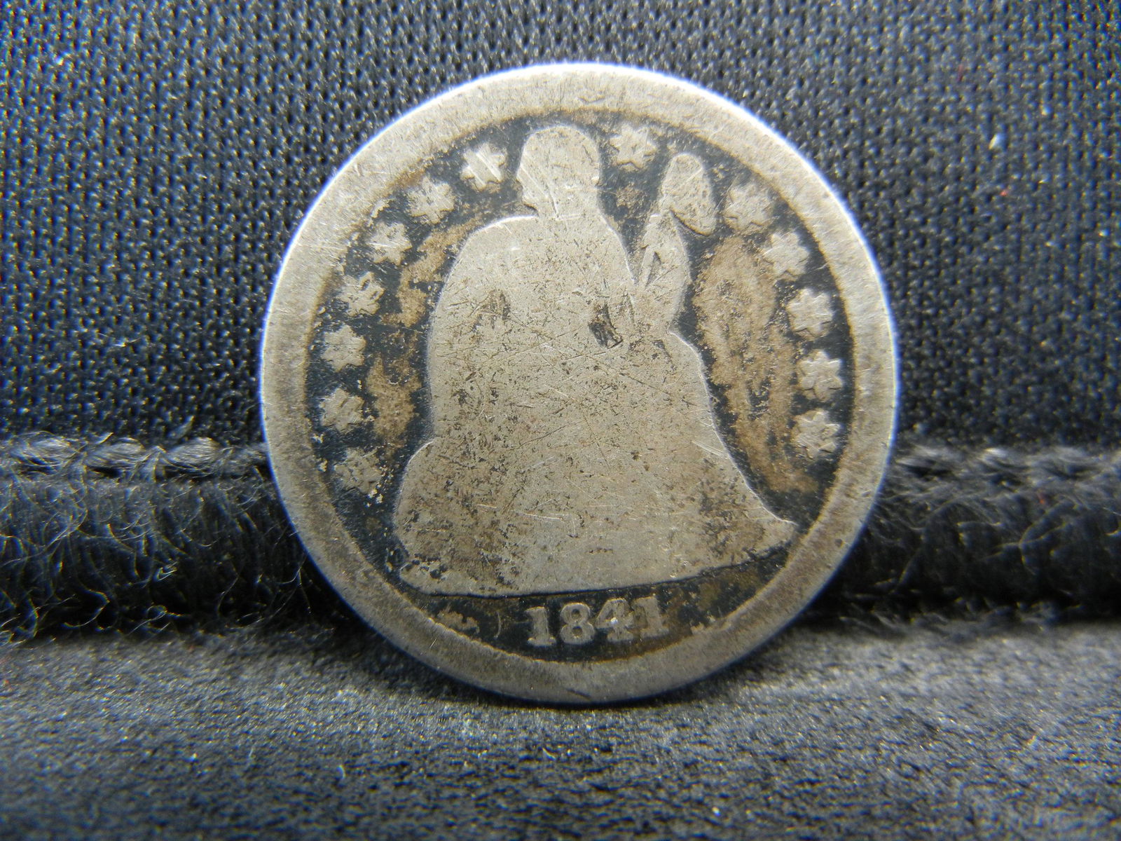 1841 Seated Dime (1 of 2)