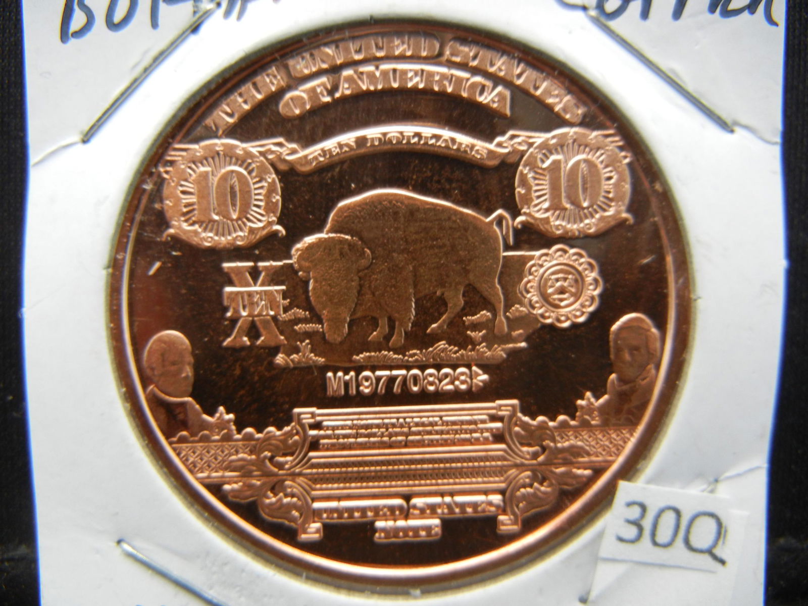 Copper Round .999 Buffalo (1 of 3)