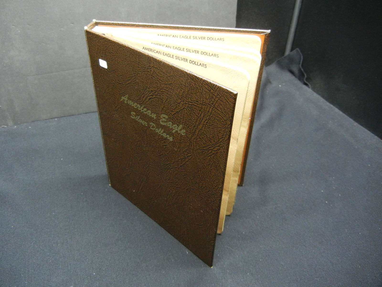 Empty American Silver Eagle Dansco Album.  4 pages (1 of 5)